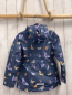 Preview: name it Regenjacke Gr. 122  blau Schmetterlinge