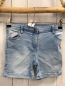 Preview:  Shorts Gr. 122  blau Jeans Bund verstellbar gestickte Herzen