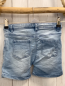 Preview:  Shorts Gr. 122  blau Jeans Bund verstellbar gestickte Herzen