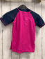 Preview: zara UV-Schutzshirt Gr. 128  pink blaue Ärmel Eiscreme