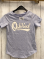 Preview: Oskosh T-Shirt Gr. 128  blau meliert weiße Schrift