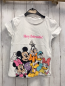 Preview: H&M T-Shirt Gr. 122  weiß pink Schrift Mickey Mouse und Freunde