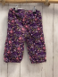 Preview: H&M  Hose  Gr. 74  brobeere Kord Blumen gefüttert 