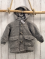 Preview: H&M  Wolljacke  Gr. 92  grau 60 % Wolle Kapuze Strickbund 