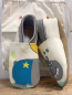 Preview: neu Lait & Miel  Hausschuhe  Gr. 24  weiß Nilperd 