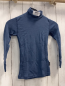 Preview: neu Dilling  Langarmshirt  Gr. 110/116  blau Rollkragen 100  % Merinowolle 