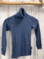 Preview: neu Dilling  Pullover  Gr. 110/116  blau Rollkragen 100  % Merinowolle 
