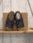 Preview: neu Naturino  Sandalen  Gr. 28  "Himmel" dunkelblau weiße Nähte 