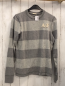 Preview: Abercrombie  Pullover  Gr. M grau hellgraue Streifen Schrift 