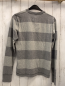 Preview: Abercrombie  Pullover  Gr. M grau hellgraue Streifen Schrift 