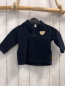 Preview: Steiff Pullover  Gr. 74  schwarz Fleece Reißverschluss 
