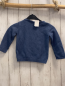 Preview: next Pullover Gr. 74  blau Strick Bär