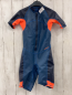 Preview: Decathlon  UV-Schutzoverall  Gr. 128  petrol schwarz orange gummiert 