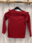 Preview: H&M  Pullover  Gr. 116  rot Strick Glitzer Rüschen