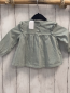 Preview:   Langarmshirt  Gr. 74  mint Oberteil mit Blumenhäkelei 