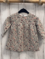 Preview: Zara  Kleid  Gr. 86  grau Struktur Blumen 