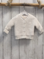 Preview: Babyface  Strickjacke  Gr. 50/56   weiß Plüschfutter 