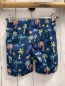 Preview: H&M  Shorts  Gr. 104  blau bunte Palmen Sonnen weiiße Kordel