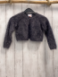 Preview:   Strickjacke  Gr. 116  grau mit Glitzer flusig 