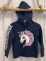 Preview: H&M  Pullover  Gr. 98  blau Kapuze Einhorn