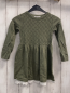 Preview: H&M Kleid  Gr. 98  kiwi Strick Wabenmuster 