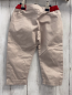 Preview: zara  Hose  Gr. 86  beige roter Bund 