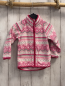 Preview: H&M  Fleecejacke  Gr. 86  weiß pink rosa grauer Druck 