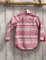 Preview: H&M  Fleecejacke  Gr. 86  weiß pink rosa grauer Druck 