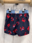 Preview: GAP  Badeshorts  Gr. 74  blau rote Krabben hellblauer Bund 