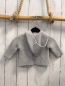 Preview: Zara  Strickjacke  Gr. 62  grau Strick Kapuze 