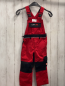 Preview: Engelbert Strauß  Latzhose  Gr. 98  rot schwarz 