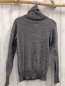 Preview: Stefanel  Pullover Gr. M  grau Strick Rollkragen 55 % Alpakawolle 