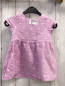 Preview:  Kleid Gr. 80  flieder weiße Blumen musselin