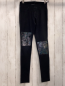 Preview: H&M  Jeggings  Gr. 152  schwarz Pailetten am Knie 