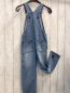 Preview: vertbaudet Latzhose Gr. 128  blau jeans 