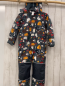 Preview: TCM Winteroverall Gr. 122/128  grau bunte Bauernhoftiere + -motive 