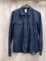 Preview: Fitz  Hemd  Gr. 176  blau jeans orange Nähte 