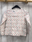 Preview: H&M Langarmshirt  Gr. 122  weiß bunte Punkte 