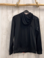 Preview:   Joggingjacke  Gr. 158/164  schwarz + grau hellgrau meliert Kapuze hellrote Reißverschlüsse 