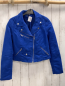 Preview: H&M  Jacke  Gr. 152  blau silber Reißverschlüsse 