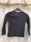 Preview:   Langarmshirt  Gr. 128  schwarz hellgraue Streifen Dino auf Skateboard 