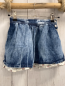 Preview: H&M  Rock Gr. 110  blau Jeans weißer Saum mit Hello Kitty 