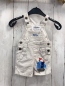 Preview:   Latzshorts  Gr. 56  weiß graue Streiifen Segelboot 