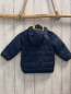 Preview: Jacke  Gr. 86  blau gesteppt Kapuze mit Ohren mais Bund 