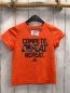 Preview: Adidas  Sportshirt  Gr. 92  orange graue Schrift 