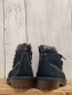 Preview:  Boots  Gr. 22  schwarz weiße Nähte brauner Bund Teddyfutter 