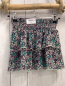 Preview: Name it  Rock Gr. 98  beige brombeere grüne Blumen + Blätter Rüschen 