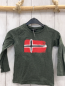Preview: Trollkids  Langarmshirt  Gr. 110  kiwi Flagge 