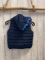 Preview: Infinity Kids  Weste  Gr. 104  blau Kapuze hellblauer Reißverschluss 
