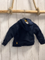 Preview: Steiff  Sweatjacke  Gr. 74  blau Kapuze beige Teddyfutter 